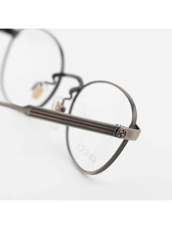 Gucci GG0591OJ 005 Eyeglasses Black / Gold 50mm Oval Frame